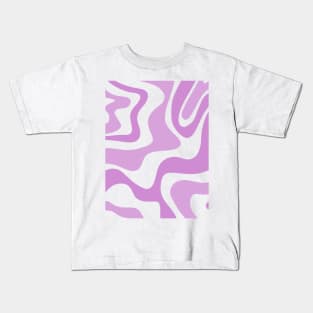 liquid pattern - pink Kids T-Shirt